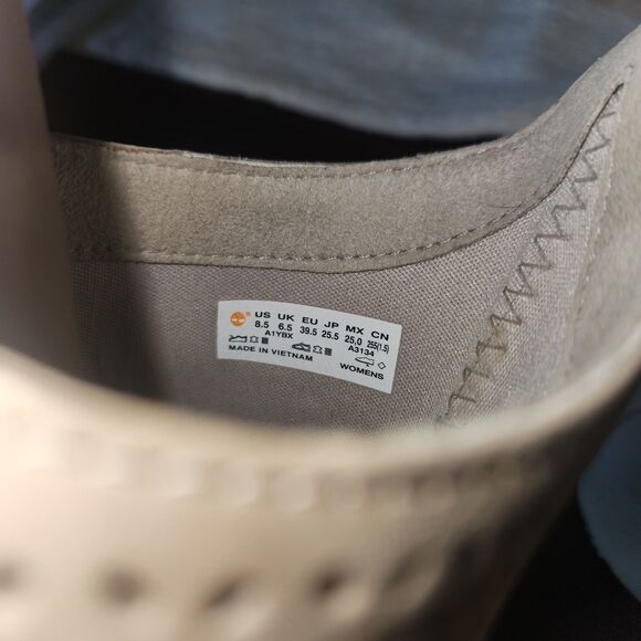 Timberland Ortholite Sandals Womens Size 8.5 Walking Perforate Suede Ankle Strap - Picture 5 of 5